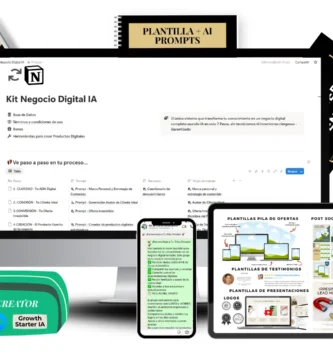 cómo crear un negocio digital con IA usando el método 7C del Kit Negocio Digital IA