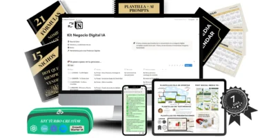 cómo crear un negocio digital con IA usando el método 7C del Kit Negocio Digital IA