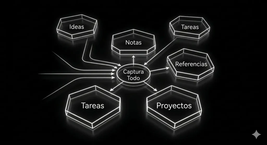 Captura todo Ideas, notas, tareas