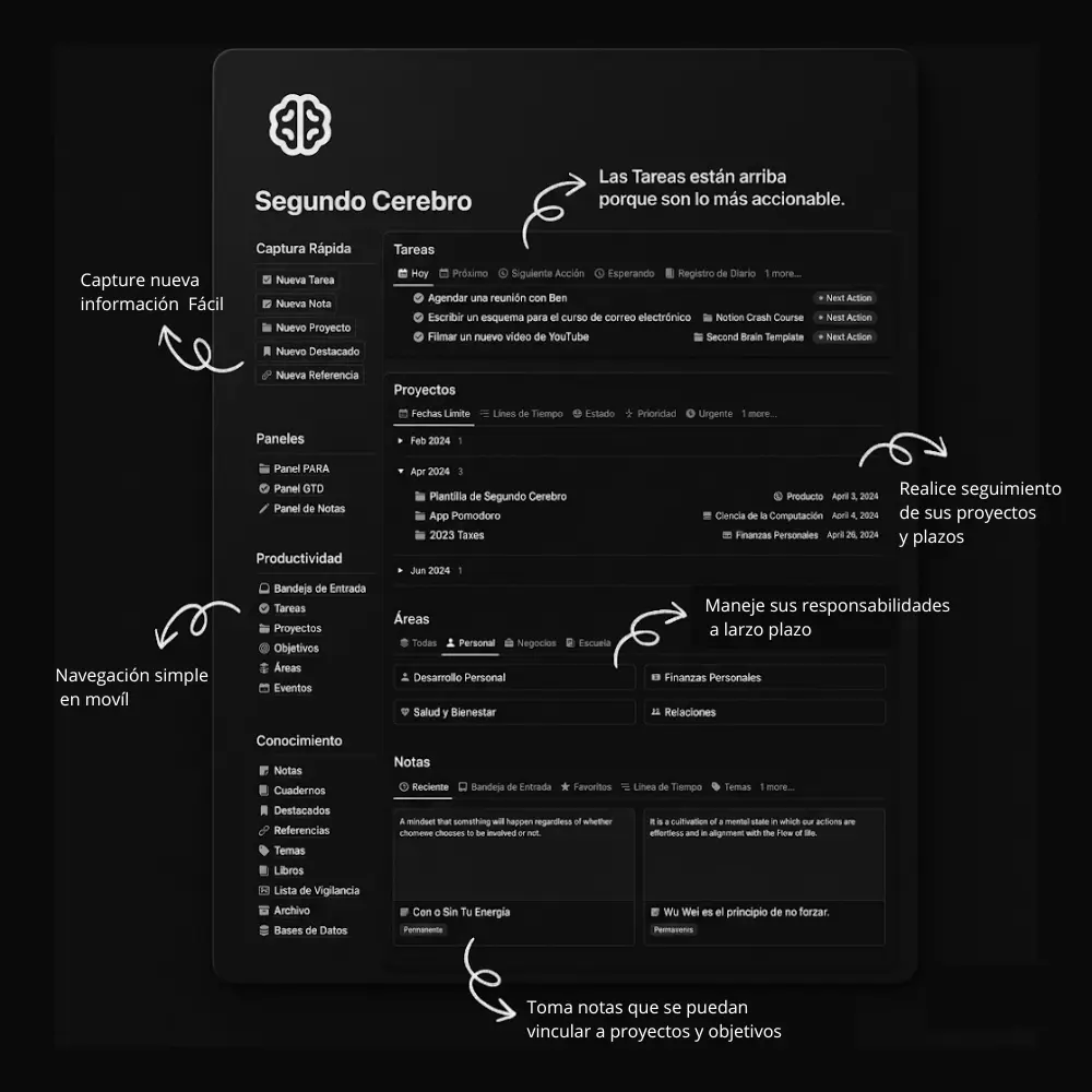 Capture nueva información Fácil en Notion