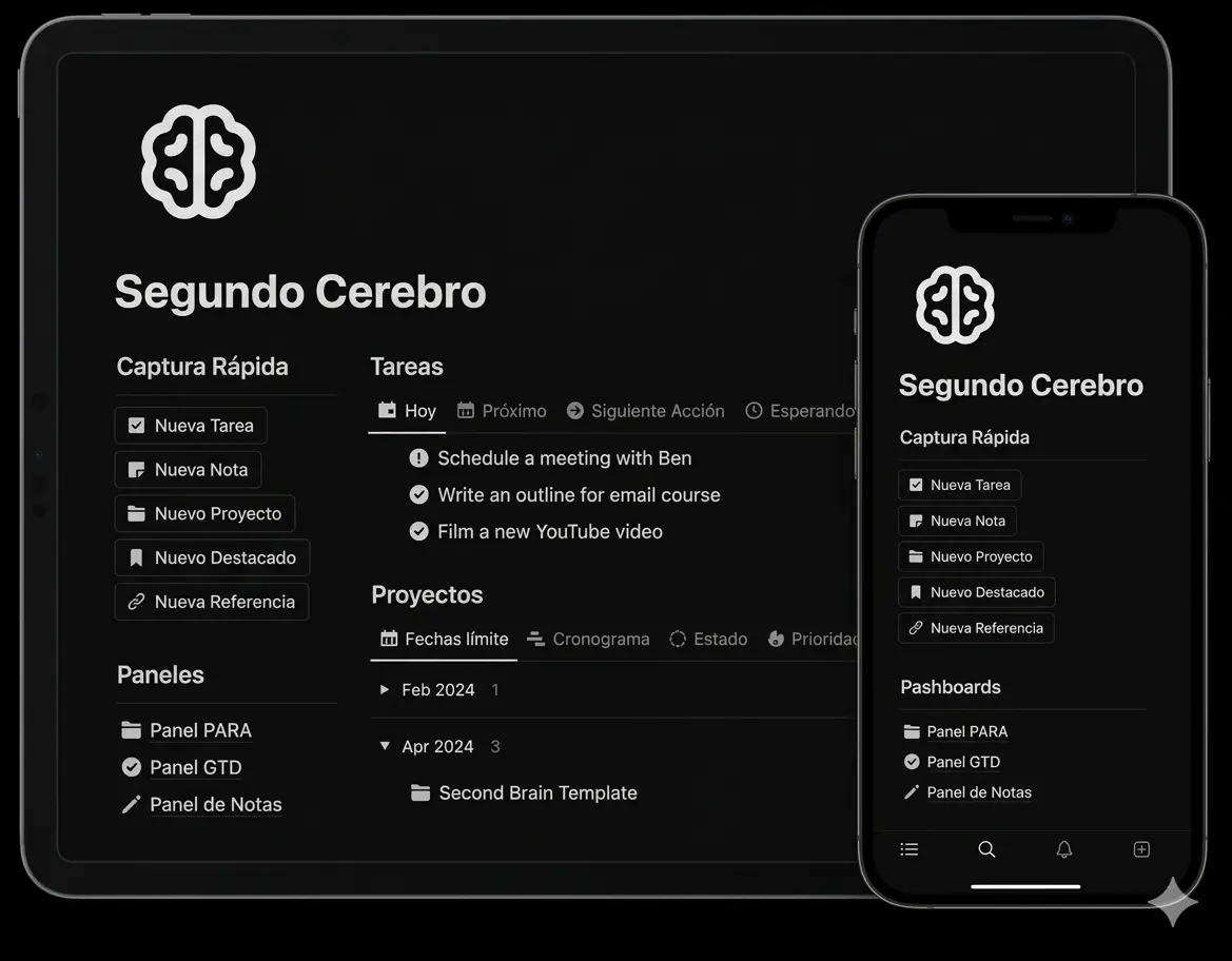 Organiza tu vida con un Segundo cerebro en Notion